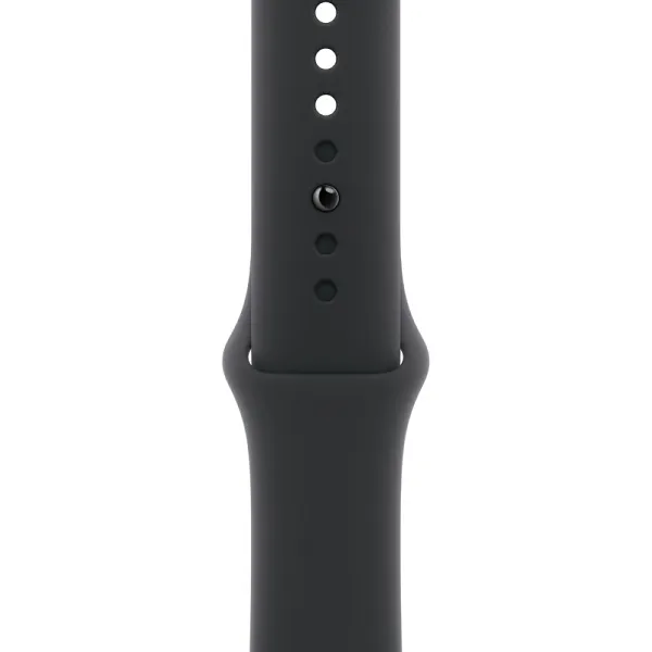 Apple Watch Series 11 46mm Aluminum Jet Black Case Black Sport Band S/M