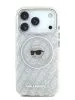 Lagerfeld для iPhone 17 Pro Max чехол IML Karl Head on logo Metal Cam Hard Grey (MagSafe)