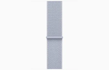 Apple Watch Series SE 2024 40mm Silver Aluminum Case with Blue Cloud Sport Loop